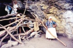 Indian tribe living in caves